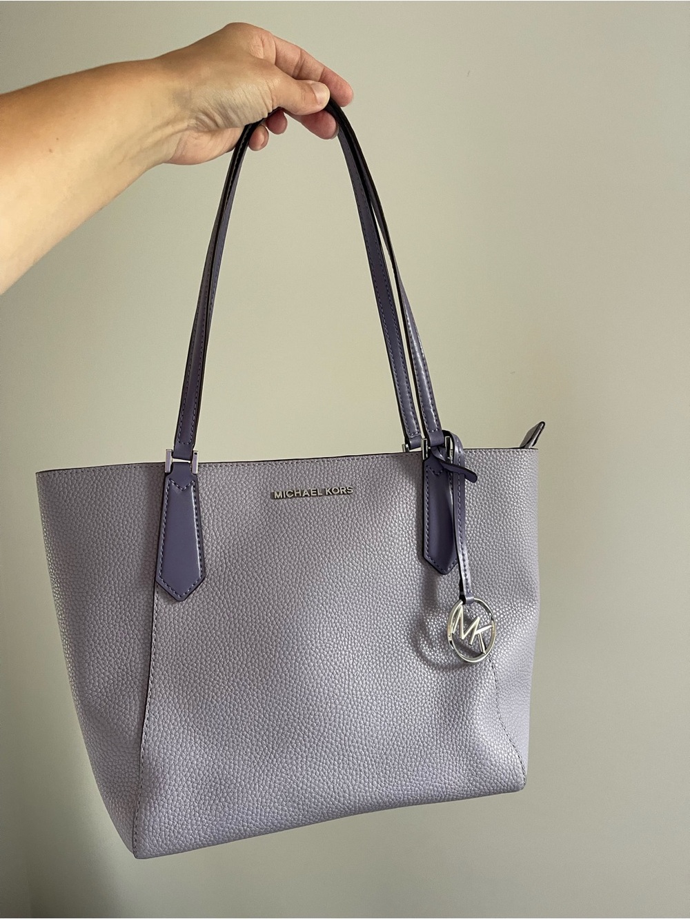 Michael Kors Lavender Leather Tote/ Wallet Set